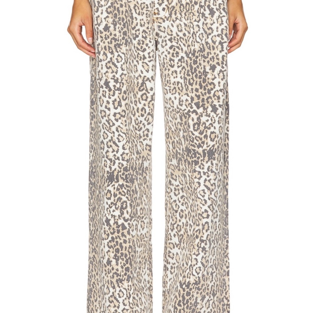 Lioness: She’s all that jeans in leopard fade